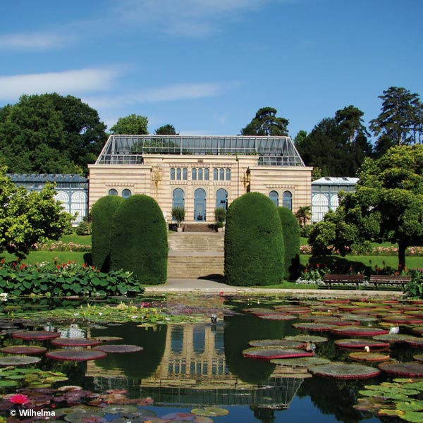 Wilhelma Stuttgart Gebäude am See